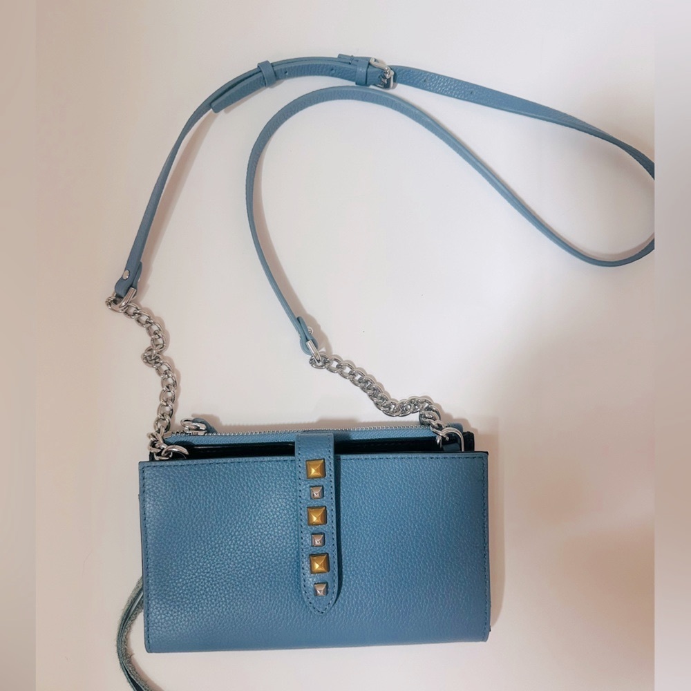 Rebecca Minkoff Blue Crossbody Bag with Adjustable Strap